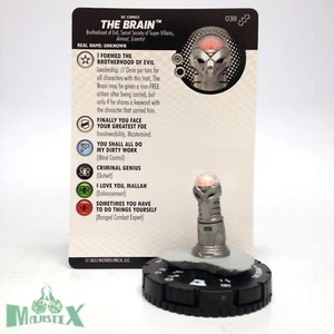 Heroclix Batman Team-Up Set The Brain #038 ¡Figura rara con tarjeta! - Imagen 1 de 1