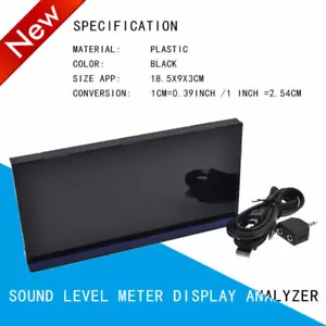 AS1424 LED Music Audio Spectrum Sound Level Meter Display Analyzer Professional - Bild 1 von 12