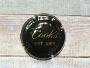 BEER Cork Bottle Cage Cap: COOK'S Making California Champagne Since 1859; Madera - Picture 1 of 2