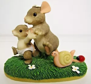 Charming Tails Mother Child Together Every Step of the Way Figurine Fitz Floyd - Picture 1 of 8