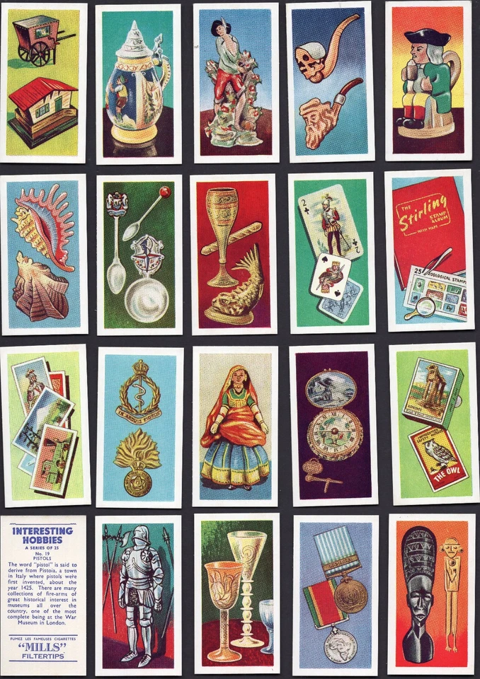 Amalgamated Tobacco -  Interesting Hobbies - Complete Set - Image 1 of 1