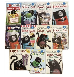Lot 12 Splat the Cat Series Picture Books by Rob Scotton - Imagen 1 de 4