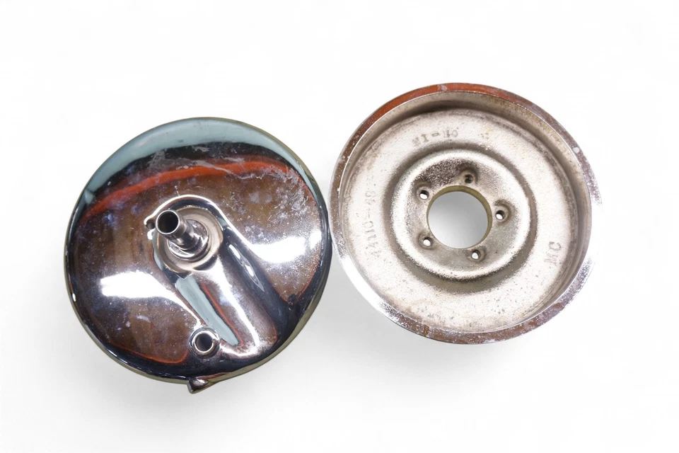 Harley Panhead Hydra-Glide Chrome Front Brake Assembly *TZ43 - Image 1 of 4