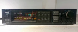 ONKYO TX-80 VINTAGE QUARTZ TUNER AMPLIFIER NO SOUND FOR PARTS/REPAIR MAKE OFFER! - Picture 1 of 5