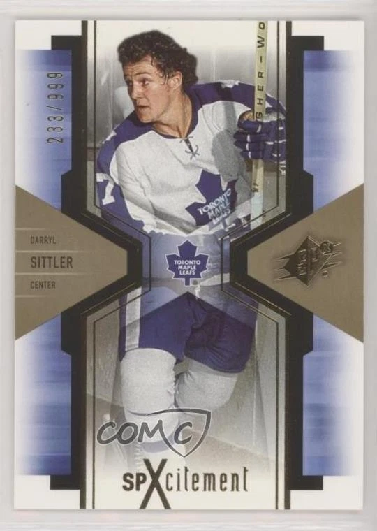 2006-07 SPx SPXcitement /999 Darryl Sittler #X92 HOF - Image 1 of 2