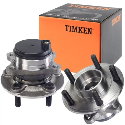 Pair TIMKEN Rear Wheel Bearing & Hub For 2014-2016 Ford Fusion Lincoln MKZ 2WD Foto 1 de 4