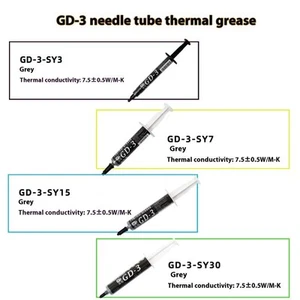 1 Piece GD-3 Thermal Paste Performance Thermal Conductive Grease Paste 7.5 W GF - Afbeelding 1 van 22