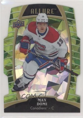 2019-20 Upper Deck Allure Green Quartz /99 Max Domi #15 - Image 1 of 2