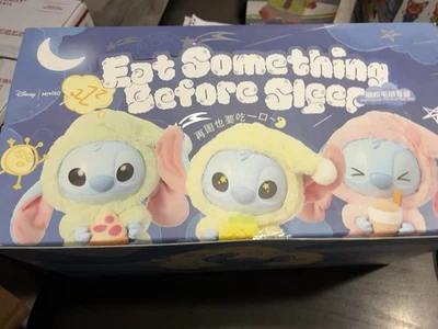 Disney Miniso Stitch "Eat Something Before Sleep" Blind Single Box! Sealed New - Image 1 of 3