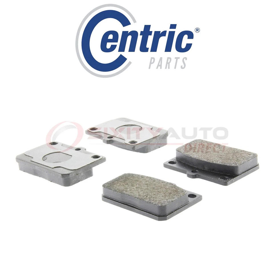 Centric Posi Quiet Metallic Brake Pads w Shims for 1976-1977 Mazda Mizer iu Foto 1 de 4