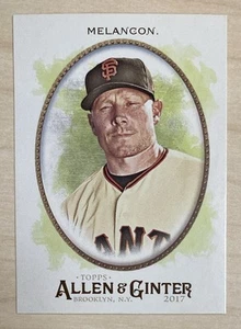 MARK MELANCON SP - 2017 Topps Allen and Ginter #330 - SAN FRANCISCO GIANTS - Picture 1 of 2