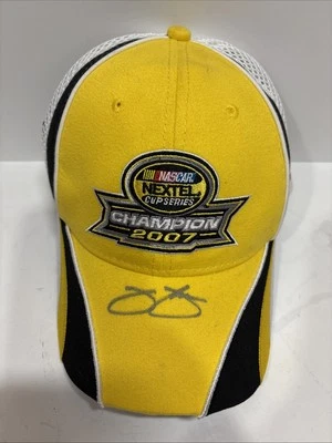 Sombrero autografiado Nascar Jimmie Johnson #48 Nextel Cup Series Champion 2007 Foto 1 de 4