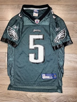 Camiseta juvenil Philadelphia Eagles #5 Mcnabb Reebok NFL Football média M 10-12 - Imagem 1 de 3