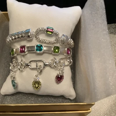 BP Gem Society Holiday Stack “Jingle Gem Glow” ST60094 Christmas Lights Silver - Image 1 of 3