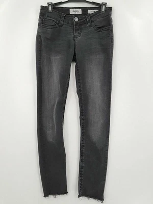 Daytrip LYNX Jeans Womens Adult Size 26L Long Black Denim Skinny Low Rise - Image 1 of 4