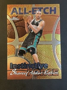 1999 Topps Chrome All-Etch Shareef Abdur-Rahim #AE13 Vancouver Grizzlies - Picture 1 of 2