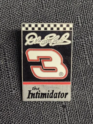 Dale Earnhardt #3 The Intimidator NASCAR Pin Pinback #46405 - Image 1 of 3