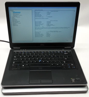 Lot of 2 Dell Latitude E7440 i5-4300u@1.90GHz 8GB RAM No HDD/OS/Battery SB437* - Image 1 of 4