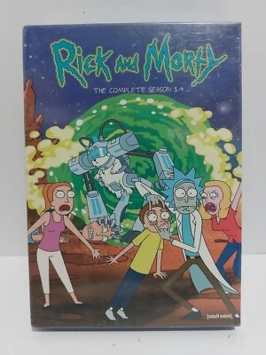 Rick and Morty: Complete Seasons 1-4 (DVD, 8-Disc) New & Sealed - Image 1 of 4