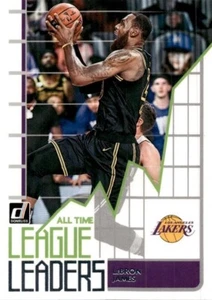 2020-21 PANINI DONRUSS ALL TIME LEAGUE LEADERS LEBRON JAMES #2 BASKETBALL CARD - Picture 1 of 5