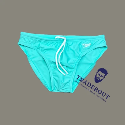 Biquíni Speedo masculino verde água solar tamanho 30 32 34 36 38 - Imagem 1 de 4