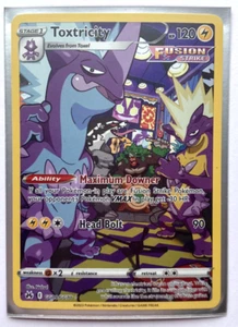 Toxtricity GG09/GG70 Carta Pokémon Corona Zenith: Galleria Galariana Olo Raro Nuovo di zecca - Foto 1 di 2