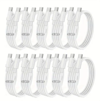 Type-C to Type-C USB-C Cable PD Fast Charger Charging Cable For Samsungs Phones  - Image 1 of 4