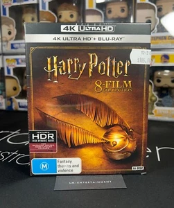 HARRY POTTER 8 FILM MOVIE COMPLETE COLLECTION 4K ULTRA HD BLU RAY BOXSET REG B - Picture 1 of 11