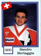 1992 Finnish Semic Stickers Snickers Backs #200 Sandro Bertaggia