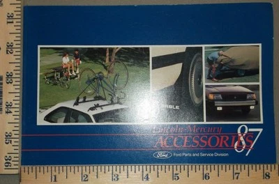 1987 Lincoln Mercury аксессуары брошюра оригинальный Mark VII Cougar - Изображение 1 из 4