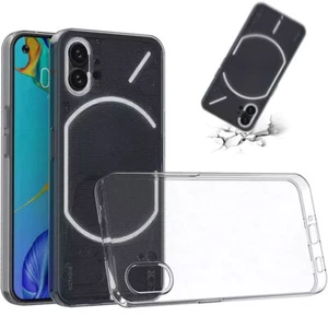 for Nothing Phone 1 Slim Protezione Cristallo Gel TPU Silicone CUSTODIA Cover - Foto 1 di 7