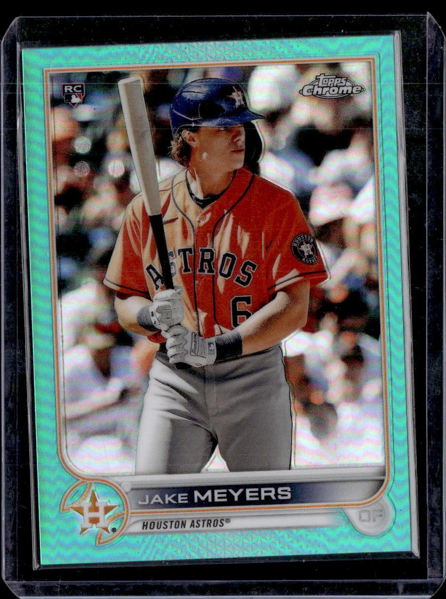 Jake Meyers 2022 Topps Chrome Aqua Refractor /199 #114