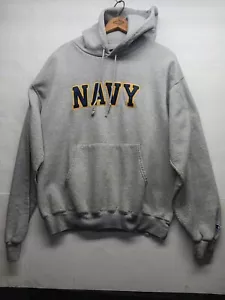 Y2K Champion U.S. Navy USA Naval Military Sweatshirt Hoodie Herren Gr. L - Bild 1 von 6