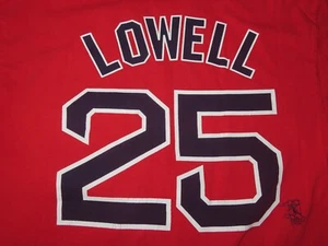 Majestic 2007 World Series Mike Lowell No. 25 BOSTON RED SOX (LG) T-Shirt Trikot - Bild 1 von 6