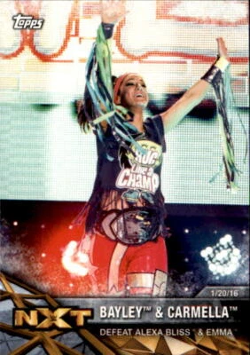Bayley 2017 Topps WWE Women's Division Best Matches & Moments Card #NXT-11 - Image 1 of 2