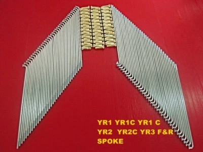 Fit Yamaha YR1 YR1C YR1 C YR2 YR2C YR3 F&R SPOKE SET 72 Pcs.NIPPLE GOLD [mi2542] Foto 1 de 4