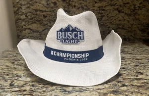 2022 Busch Light Promo Cowboy Hat Phoenix 2022 Championship Limited Edition - Picture 1 of 9