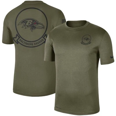 Authentic Nike Baltimore Ravens NFL Sideline Salute to Service T-Shirt Shirt - Image 1 of 4