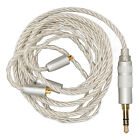 Replacement Earphone Cable Silver Plated Copper HiFi 4 Core MMCX To 3.5mm So AUS