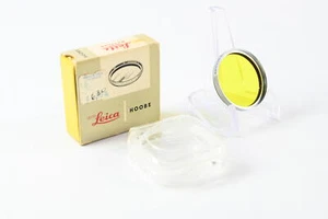 Leica 13086 HOOBE 39mm E39 Yellow Filter #G648 - Picture 1 of 6