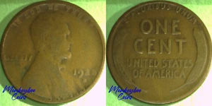1925 D Lincoln Wheat Cent - Lamination & Strike-Through - Rare Error Coin Penny - Picture 1 of 5