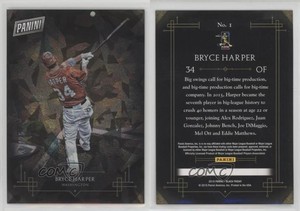 2015 Panini Black Friday Panini Collection Cracked Ice /25 Bryce Harper #1