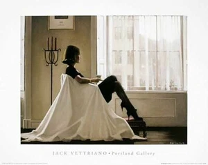 In Thoughts of You by Jack Vettriano - 36 X 47 Inches (Offset Lithograph) - Picture 1 of 4