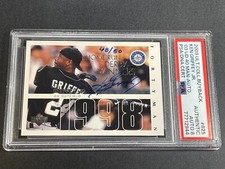 KEN GRIFFEY JR 2003 UD ULTIMATE COLLECTION BUY BACK UD 40 MAN AUTO /50 PSA 8