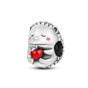 MULA Original Nette Kleine Igel Bead DIY Charm Für Armband 925 Sterling Silber - Picture 1 of 6