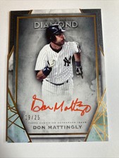 2022 Topps Diamond Icons Red Ink Autograph 19/25 Don Mattingly #RI-DMA Auto