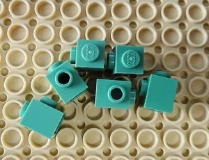 LEGO: 87087 Brick Modified 1x1 with Stud on Side, SAND GREEN, 6 pieces - Picture 1 of 1