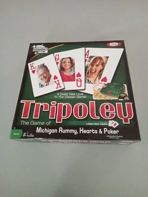 Tripoley 钻石版纸牌游戏密歇根拉米之心扑克(Ideal,2010) — 第 1/3 张图片