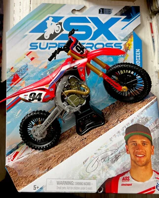 SPX Supercross Authentic KEN ROCZEN 1:10 HONDA Die-Cast Motorcycle #94 NEW 😎 - Image 1 of 4