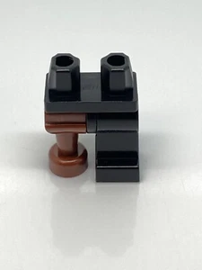Lego Black Hips and 1 Black Left Leg, 1 Brown Pirate Peg Leg #L24 - Picture 1 of 1